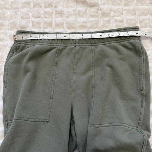 Aerie Small Green Sweatpants Sweat Lounge Pants Athleisure Straight Leg Casual - Picture 5 of 9